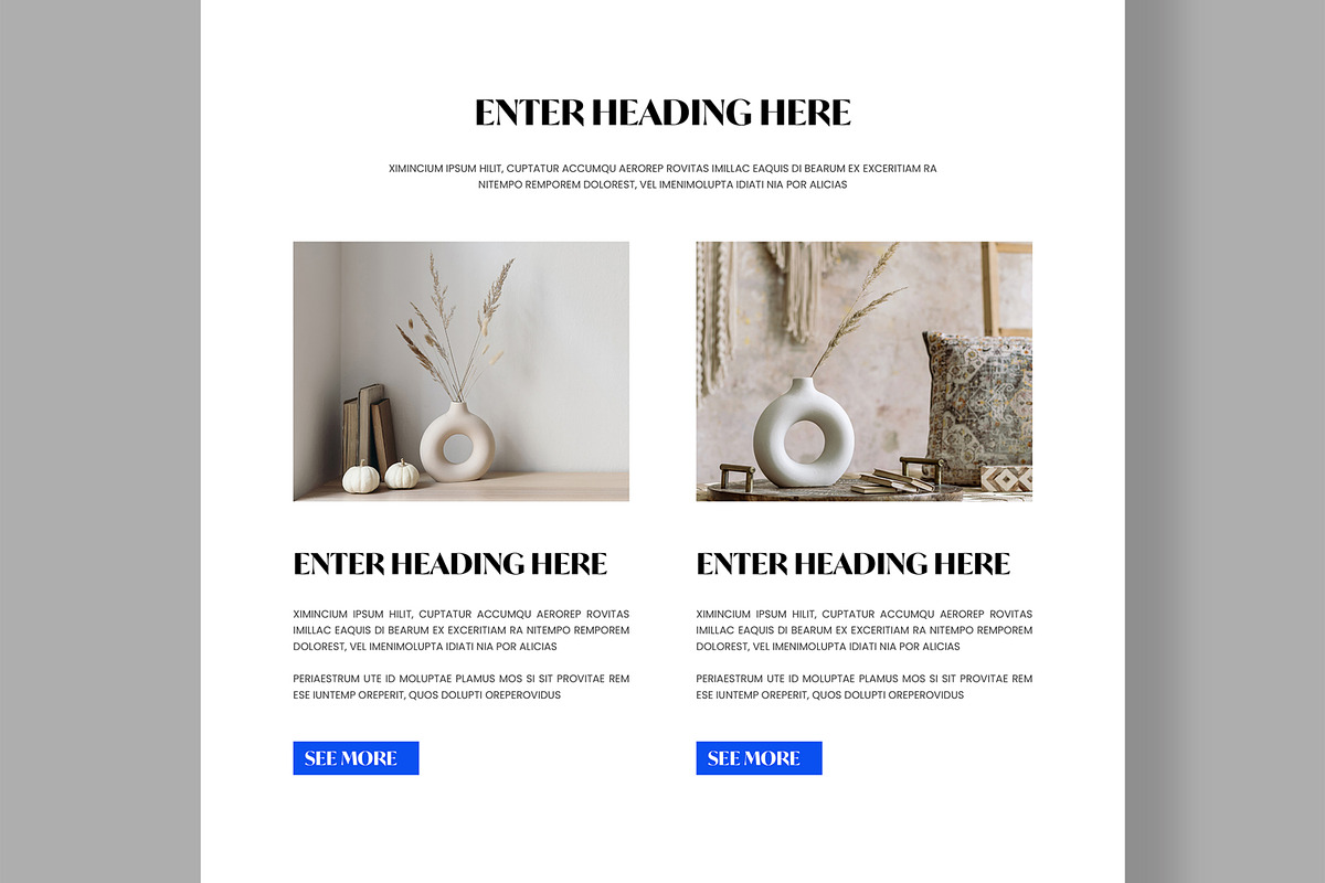 Clean and Minimal Email Newsletter, an UI Kit Template by MightyDesign (Photo 5 of 9)
