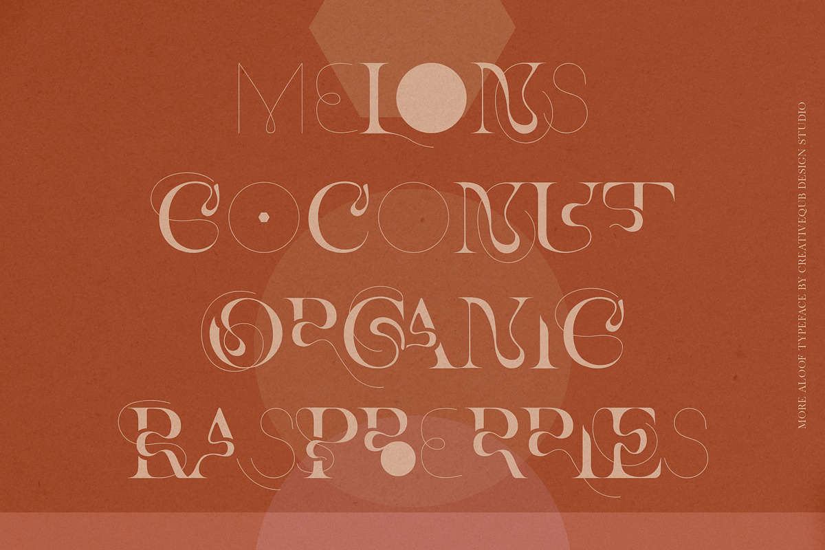 More Aloof Typeface Font, a Serif Font by Creativeqube Design (Photo 7 of 14)