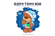 Set of Cartoon Teddy Bears 03., an Animal Illustration by KENO Mascots (Thumbnail 12 of 13)