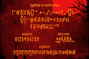 Bloody Camp - A Horror Blood Font, a Handwritten Font by Typefactoryco (Thumbnail 3 of 10)