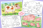 At The Farm - Part1, an Animal Illustration by Haso (Thumbnail 2 of 10)