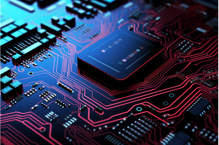Distinctive integrated circuit, a Technology Photo by Ylivdesign