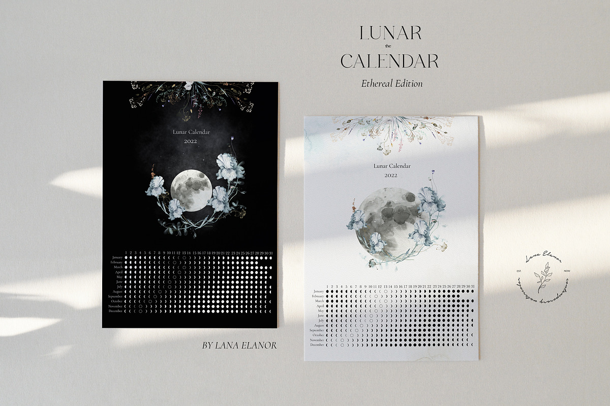 2023 LUNAR CALENDAR Ethereal Edition, a Decorative Illustration by Lana Elanor (Photo 13 of 17)