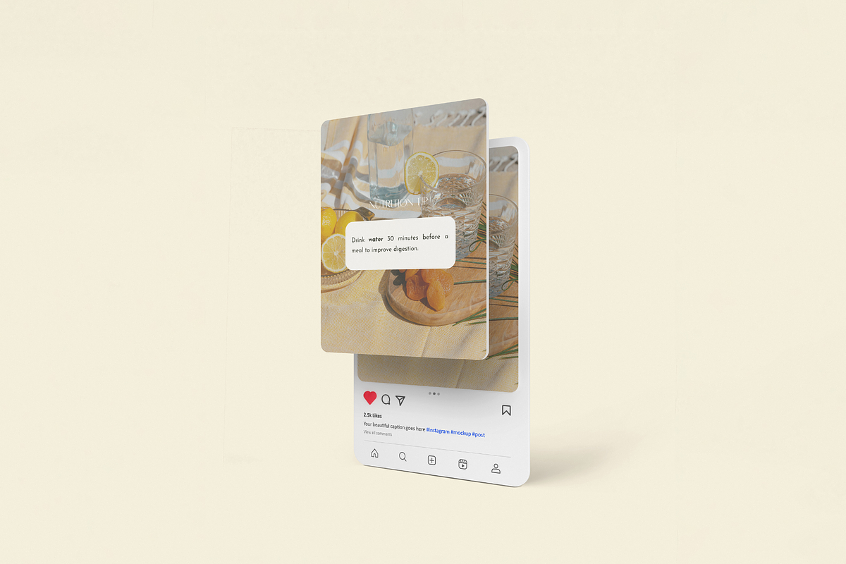 Nutrition Coach Instagram Canva Kit, a Social Media Template by Soul & Maeum Store (Photo 7 of 7)