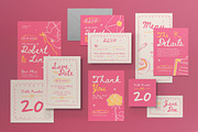Wedding Invitation Set, an Invitation Template by graphicook (Thumbnail 1 of 3)