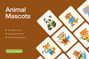 120 Animal Mascot Bundle, an Animal Illustration by Brickclay (Thumbnail 1 of 12)