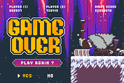 Game Paused - Pixel Game Family, a Sans Serif Font by Dharmas Foundry (Thumbnail 12 of 12)
