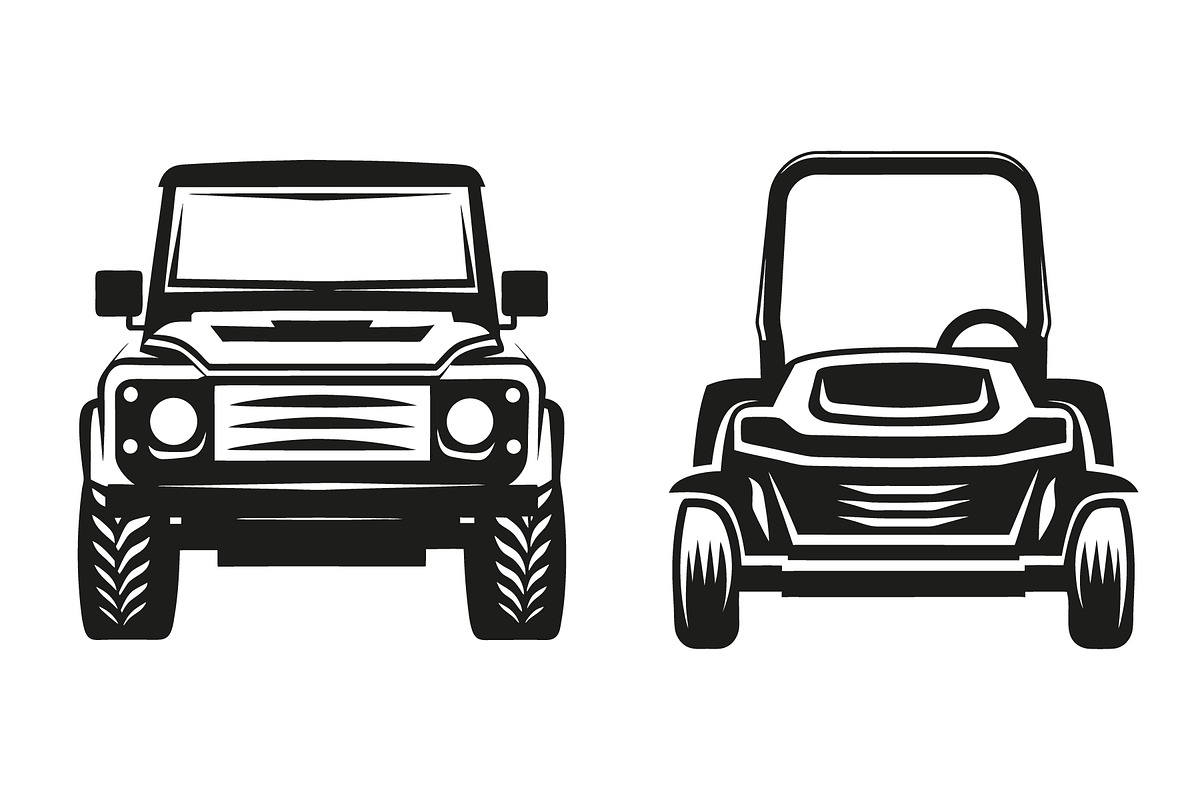 Vehicle vector silhouettes, an Object Graphic by Billah Hub
