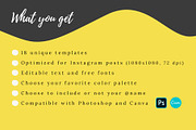 Yellow Curves Instagram Templates, a Social Media Template by bluevan (Thumbnail 3 of 5)