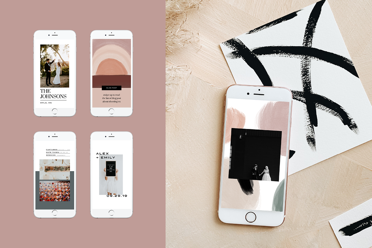 Modern Art Instagram Story Template, a Social Media Template by Brighten Made (Photo 4 of 4)