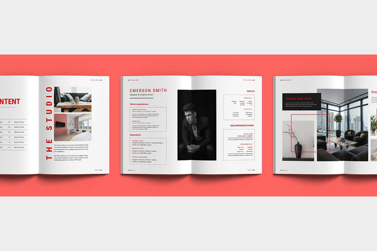 Portfolio Template | Canva, a Brochure Template by TheBrightGrap (Photo 9 of 10)