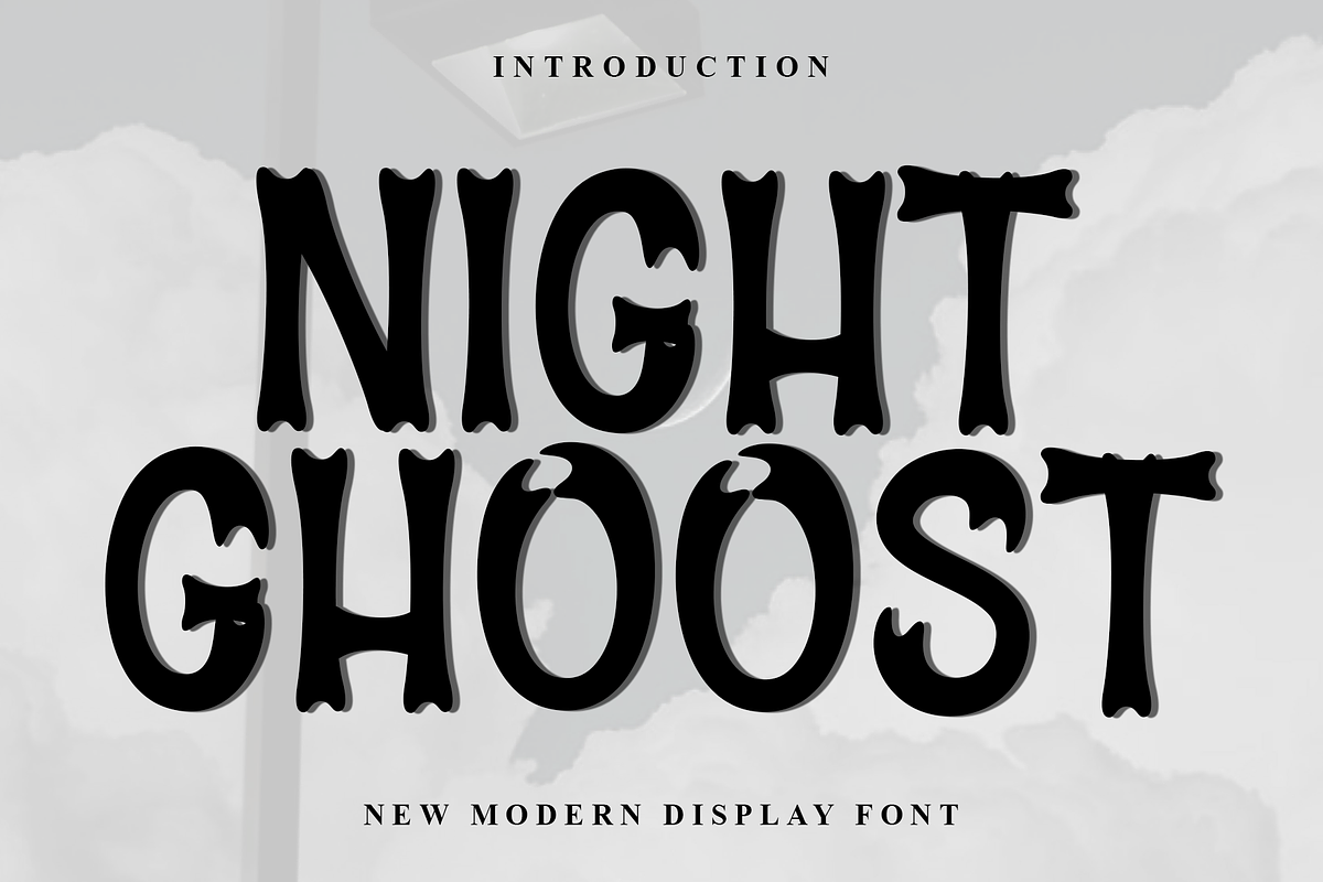 Night Ghoost, a Serif Font by InermediaSTUDIO (Photo 1 of 8)