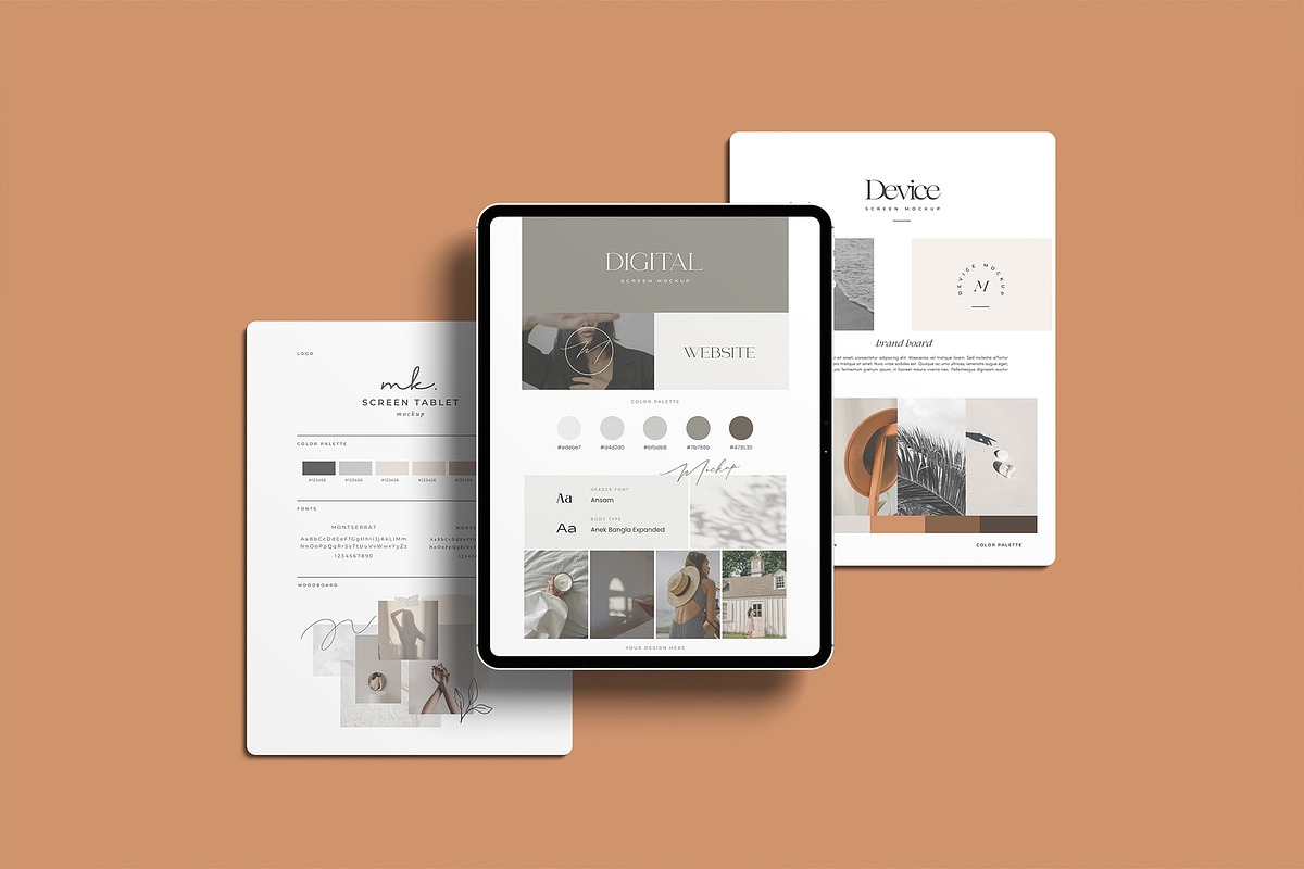 iPad Screen Website Mockup, an iPad Mockup by graphicpages (Photo 4 of 9)