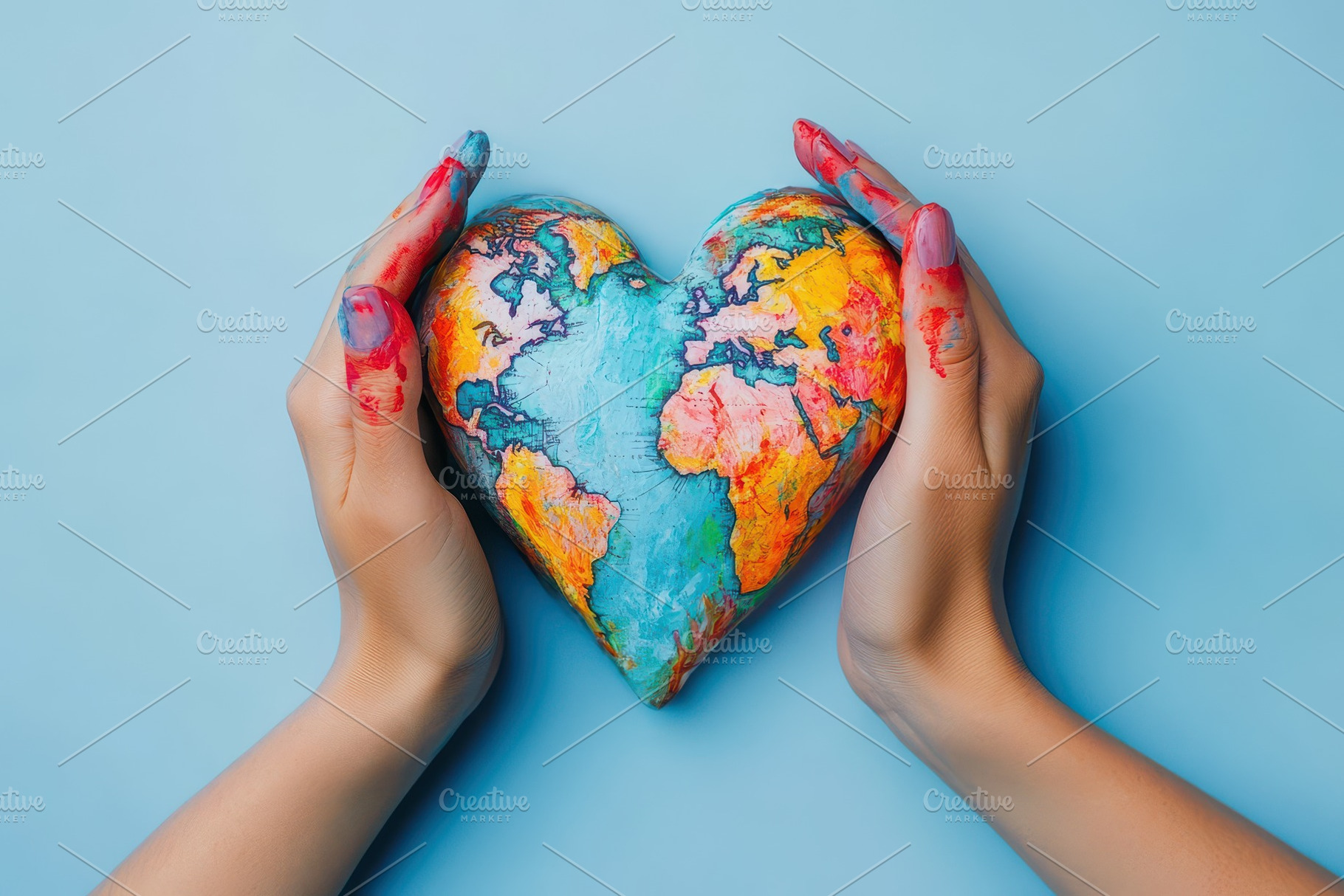 Female hands shaped into a heart, a Photo by Pavel_design