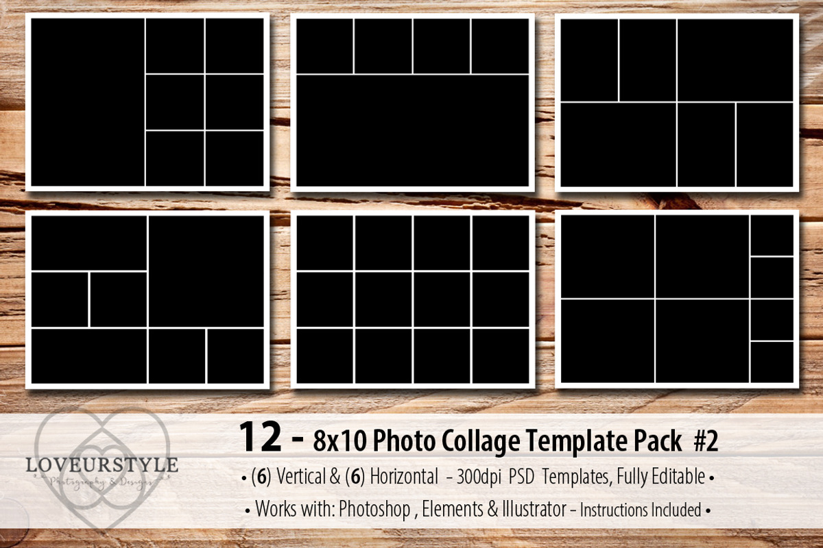 SALE Massive Photo Template Bundle, a Design Template by Loveurstyle Designs (Photo 26 of 39)