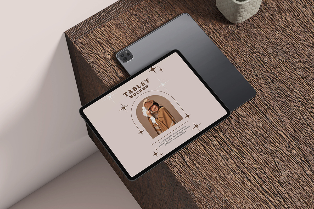 iPad Pro Mockup, an iPad Mockup by MrLetters (Photo 5 of 5)