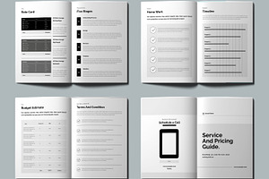 Service And Pricing Guide Proposal