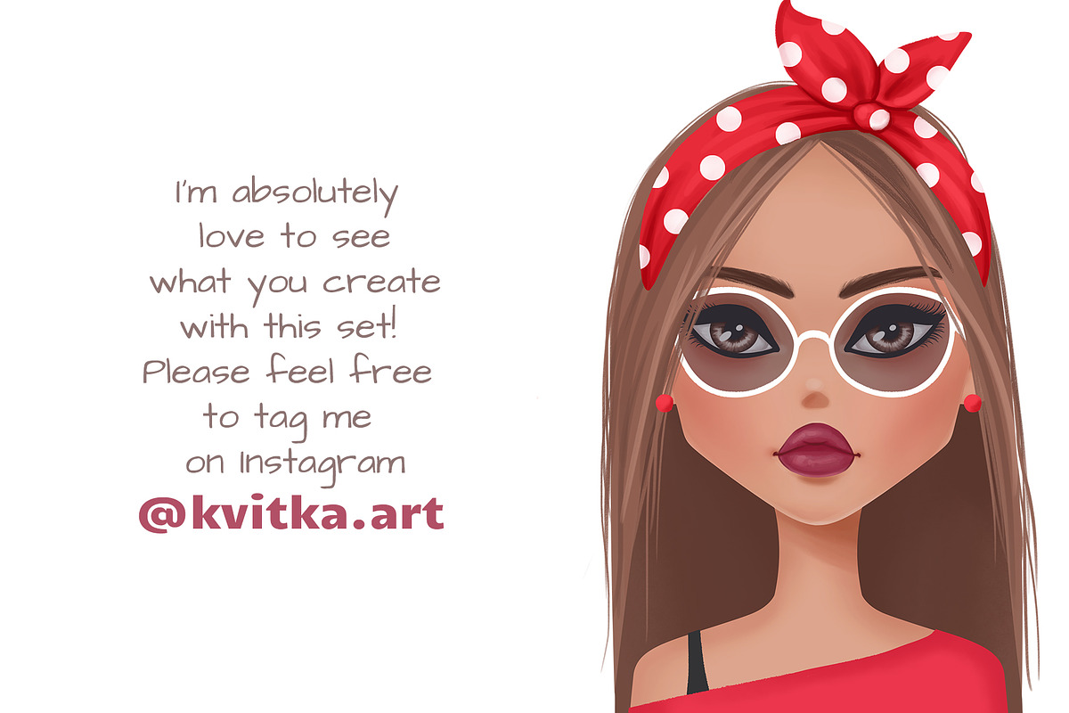 Girls portrait creator., a Person Illustration by Yana Lesiuk (Photo 11 of 11)