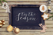 White Snowfall Script Font, a Script Font by Creativeqube Design (Thumbnail 6 of 9)