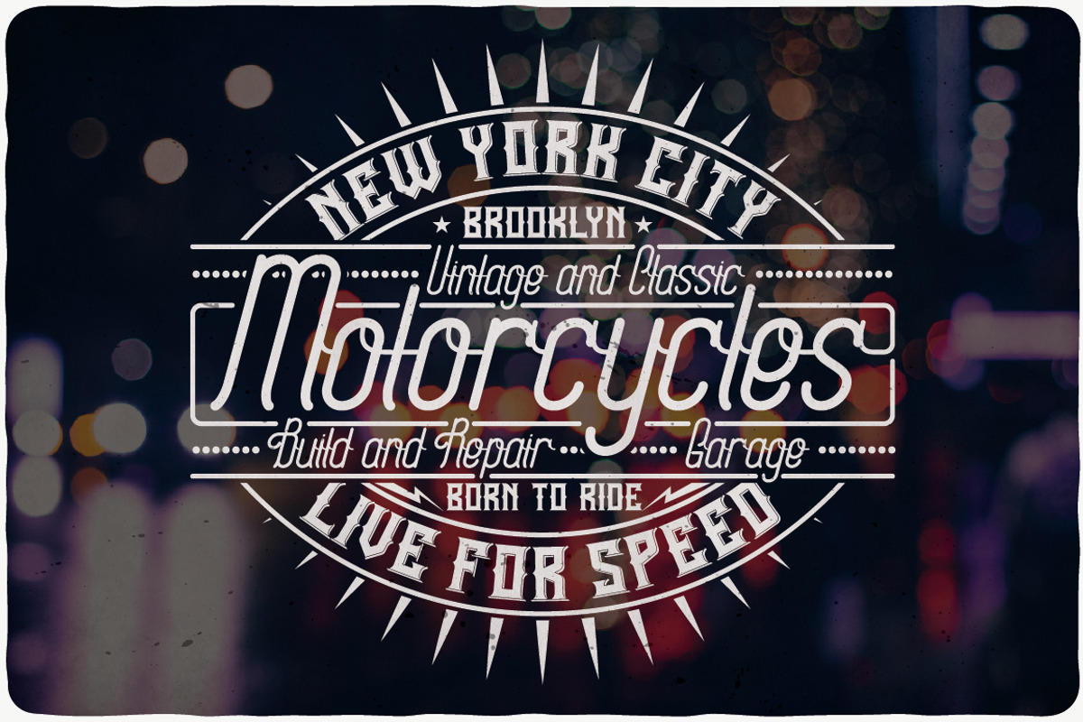 Linked Label Typeface preview 3