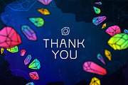 Crystals neon vector clipart, an Illustration by Brandianna (Thumbnail 7 of 7)
