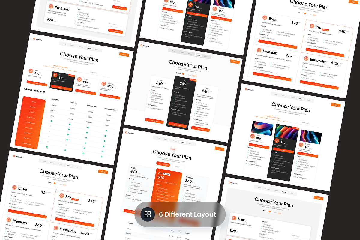 Pricing Plan Section - Website, a Websites & App Template by SLAB! Design (Photo 4 of 4)