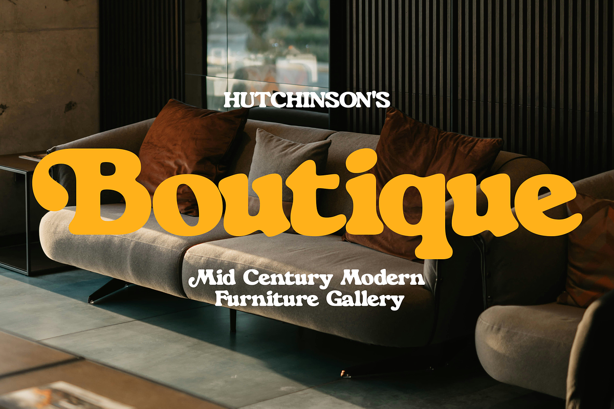 Sideboard - Tight Spaced Retro Serif, a Serif Font by Surplus Type Co (Photo 6 of 9)