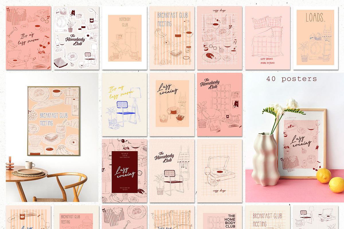 8 in 1: Premium Poster Bundle, a Background Graphic by Mio Buono (Photo 39 of 68)