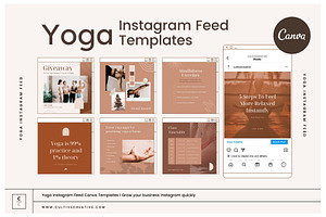 Yoga Instagram Feed Templates