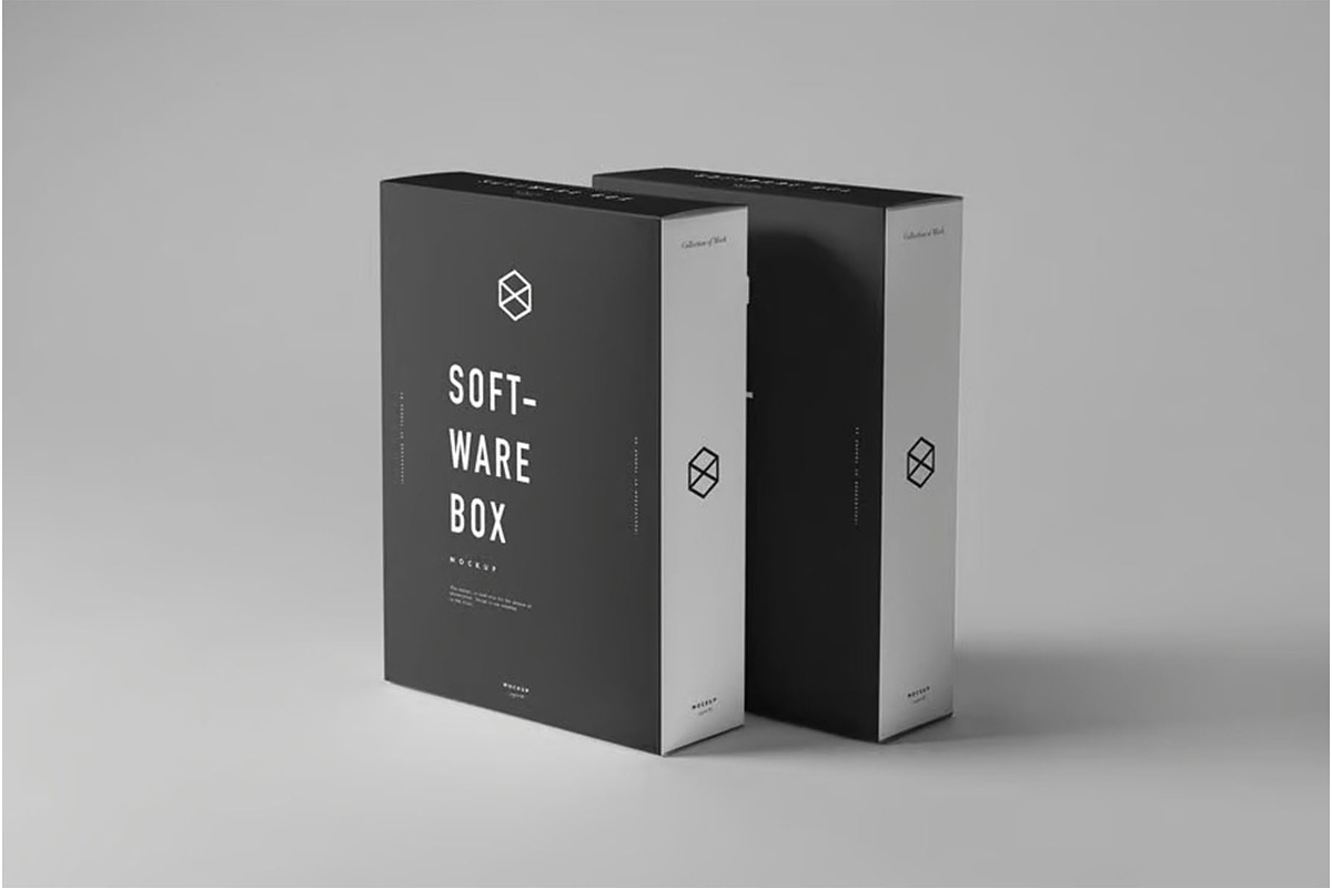 Software Box Mock-up, a Product Mockup by zippypixelstudio (Photo 8 of 13)
