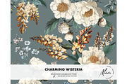 Flower lush peony seamless pattern, a Pattern Graphic by Milatoo (Thumbnail 10 of 10)