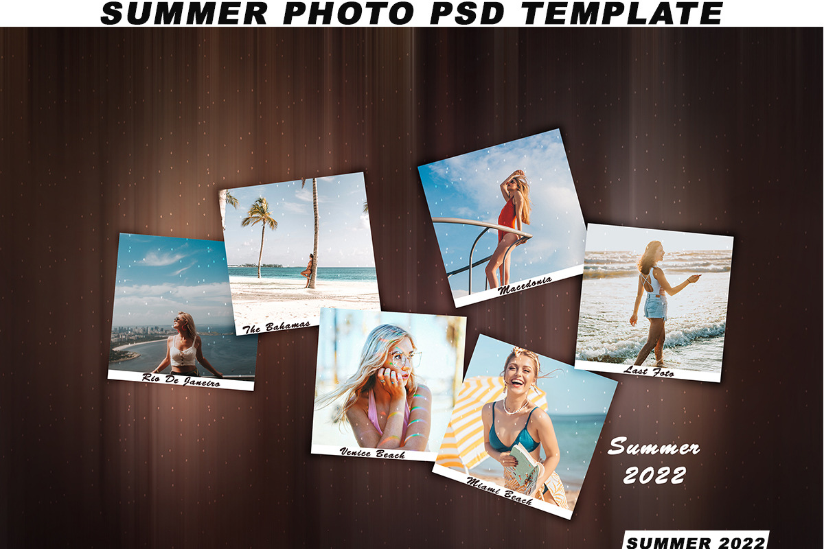 Summer Photo PSD Template, a Print Template by Viktor Gjokaj