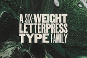Aurochs: letterpress type family, a Sans Serif Font by Polymath (Thumbnail 2 of 12)