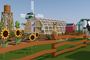 Low Poly Farm House and Animals Pack, an Architecture 3D Model by multimedia4ds (Thumbnail 11 of 14)