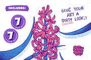 Rough&Raw Procreate Brush Set, a Brush Add-On by Shoutbam (Thumbnail 3 of 9)