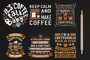 Coffee Quotes Crafts Vol 9, a Decorative Illustration by Tosca Digital (Thumbnail 3 of 6)