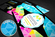 Colorful Geometric Business Cards, a Business Card Template by joyologo (Thumbnail 4 of 5)