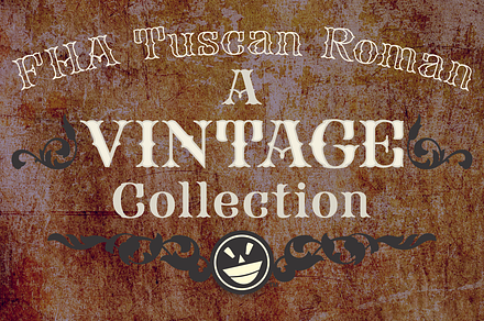 FHA Tuscan Roman, a Serif Font by Fontry West