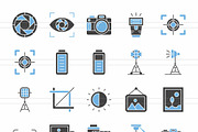 50 Photography Blue & Black Icons, an Icon by IconBunny (Thumbnail 2 of 2)