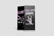 Roll-up Banner Mockup, an Advertising Mockup by Pikachudesign (Thumbnail 2 of 5)