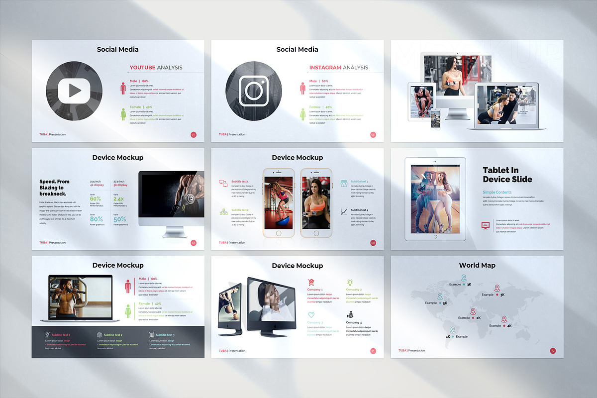TUBA PowerPoint Template, a Presentation Template by WhiteGraphic (Photo 13 of 16)