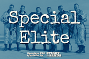 Special Elite Pro, a Serif Font by Stiggy & Sands (Thumbnail 1 of 9)