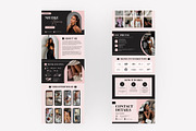 UGC Portfolio Website Template Canva, a Landing Page Template by Business Chic (Thumbnail 3 of 5)