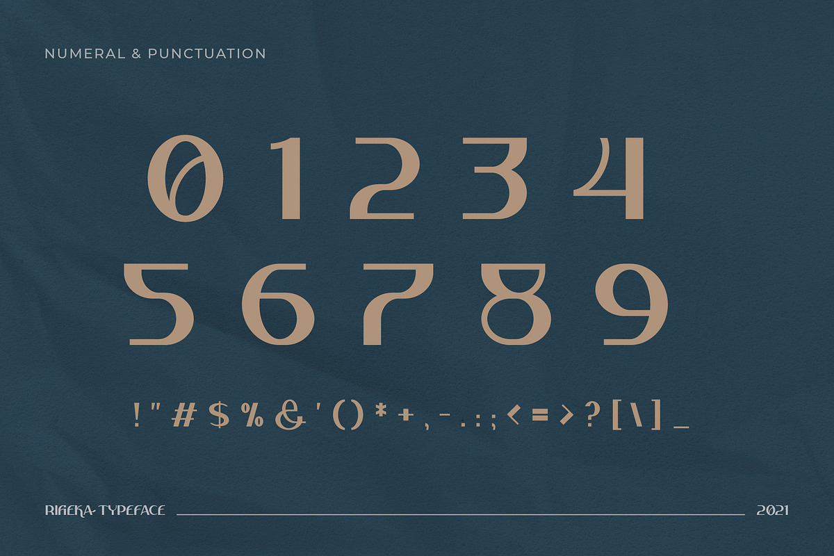 Rifieka // Modern Display Typeface, a Sans Serif Font by Letterature Std. (Photo 4 of 10)
