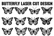 butterfly laser cut design, an Illustration by Designer_Momina (Thumbnail 1 of 13)