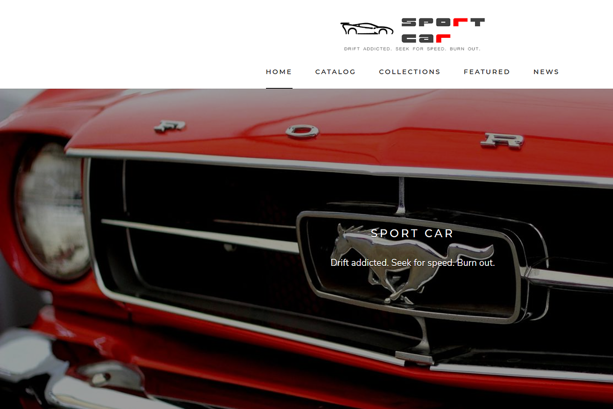 Sport Car - Shopify Theme, a Shopify Template by inSTUDIO43 (Photo 2 of 10)