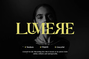 Lumere – Modern Elegant Serif, a Serif Font by Brand Earth (Thumbnail 1 of 7)