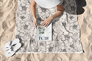Sketched Japanese Anemones, a Pattern Graphic by MalyskaStudio (Thumbnail 8 of 11)