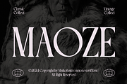 Maoze - Classic Serif Font, a Serif Font by MaikoHatta (Thumbnail 1 of 7)