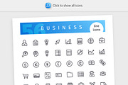 Business 700+ Line Icons Bundle, an Outline Icon by Voysla's Shop (Thumbnail 2 of 8)